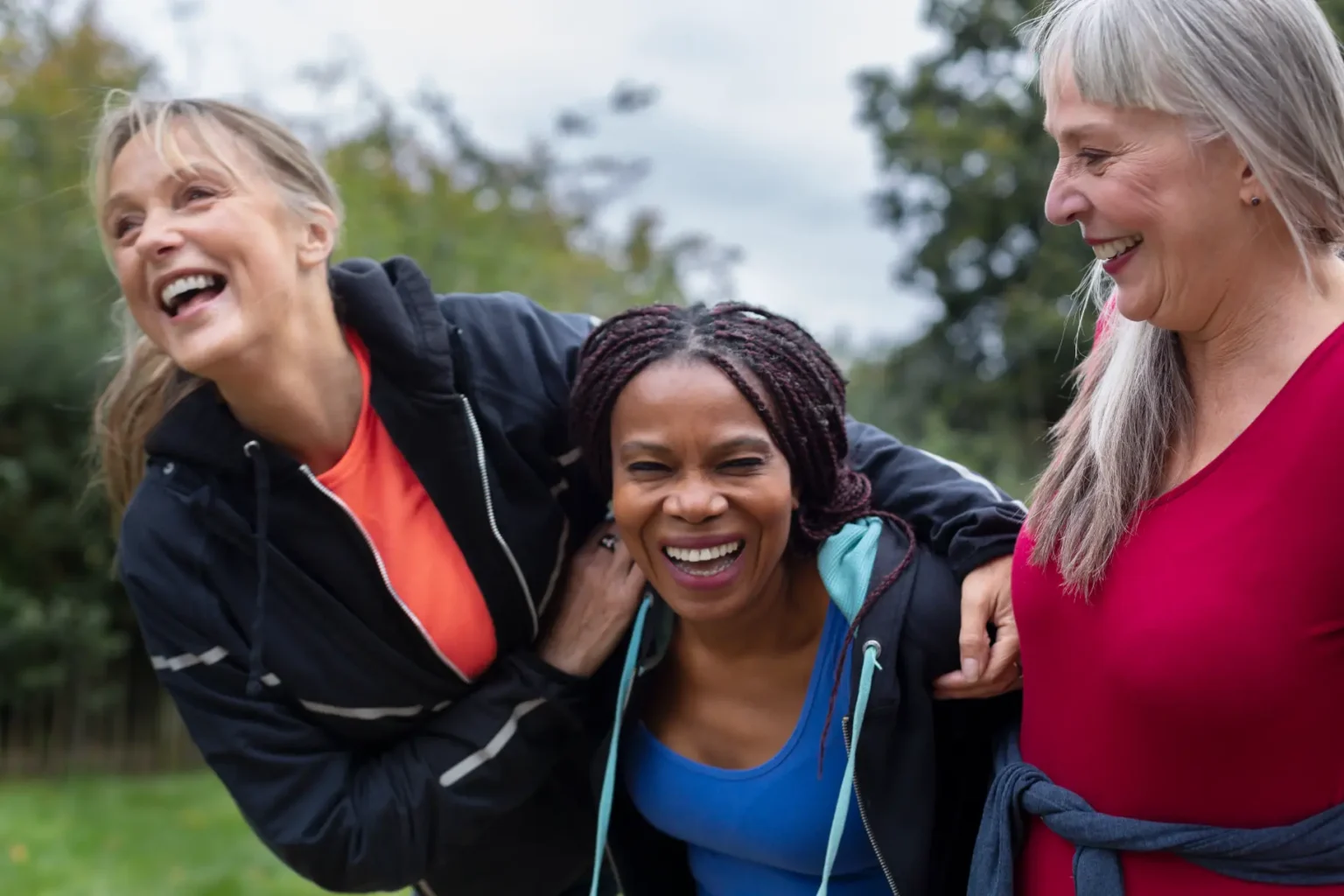 Active woman in her 50s enjoying life with hormone therapy support
